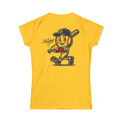 Mr. Baseball Mascot Batter Up Women's T-Shirt