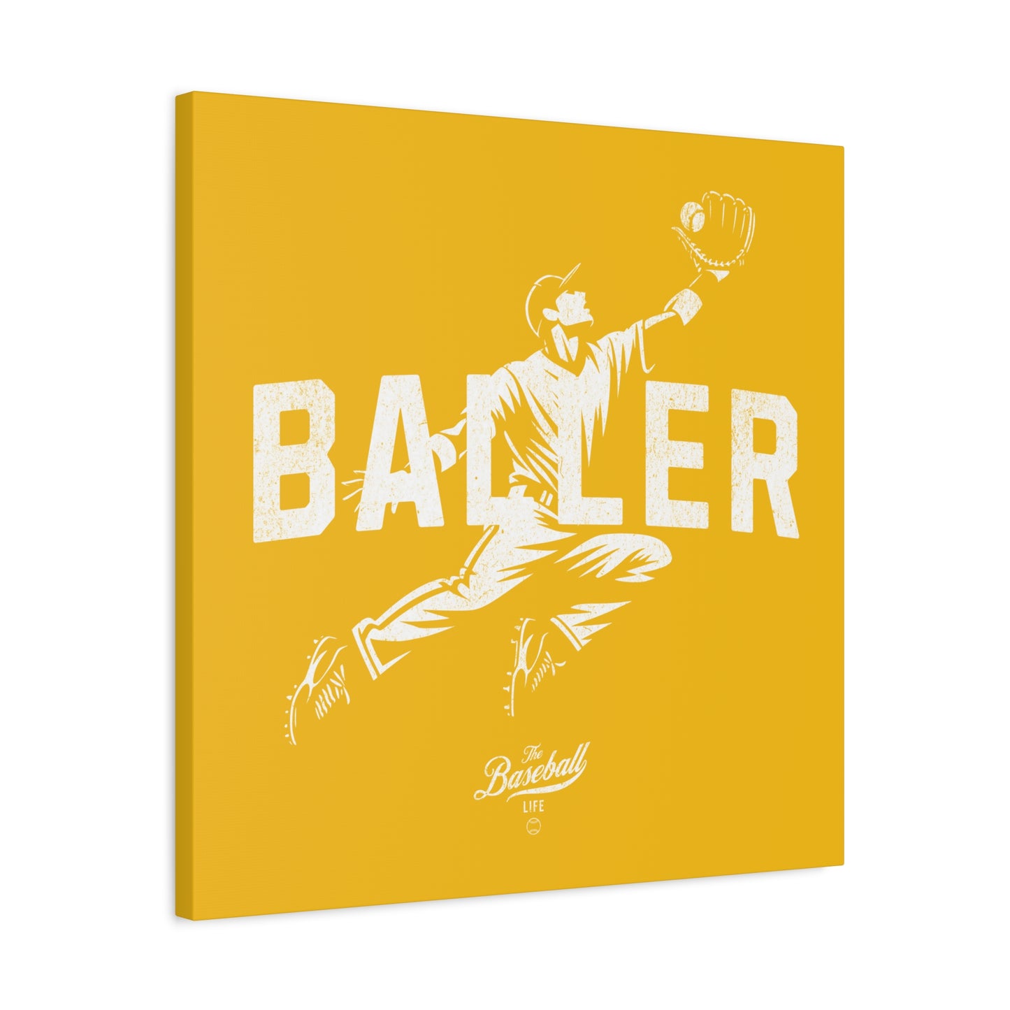 Baller Wall Art Canvas_Yellow Gold