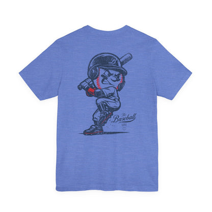 Mr. Baseball Mascot Batting T-Shirt