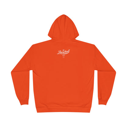 The Baseball Life Hoodie w/Grommets_White Print