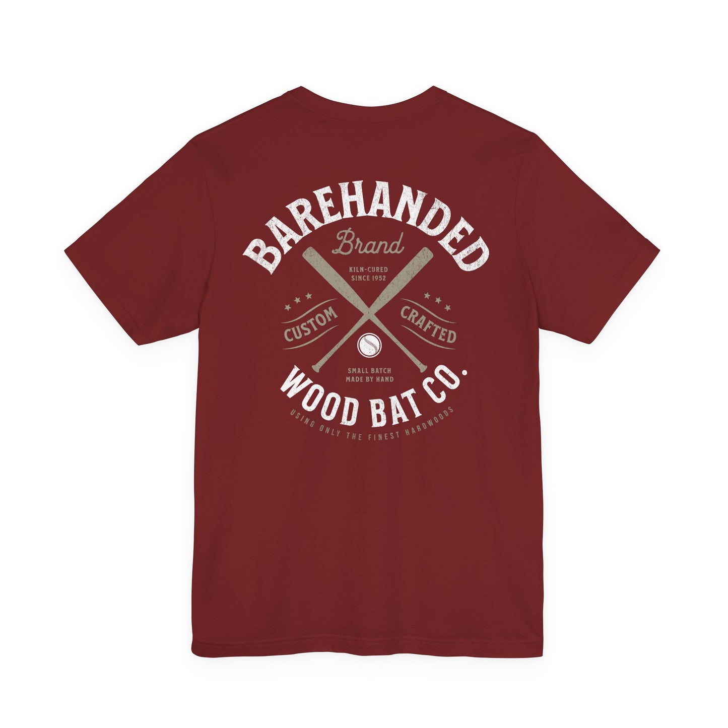 Barehanded Wood Bat Co. Baseball T-Shirt
