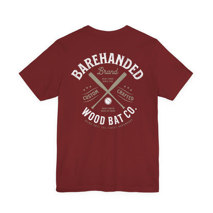Barehanded Wood Bat Co. Baseball T-Shirt