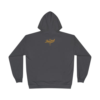 The Baseball Life Hoodie w/Grommets_Yellow Gold Print
