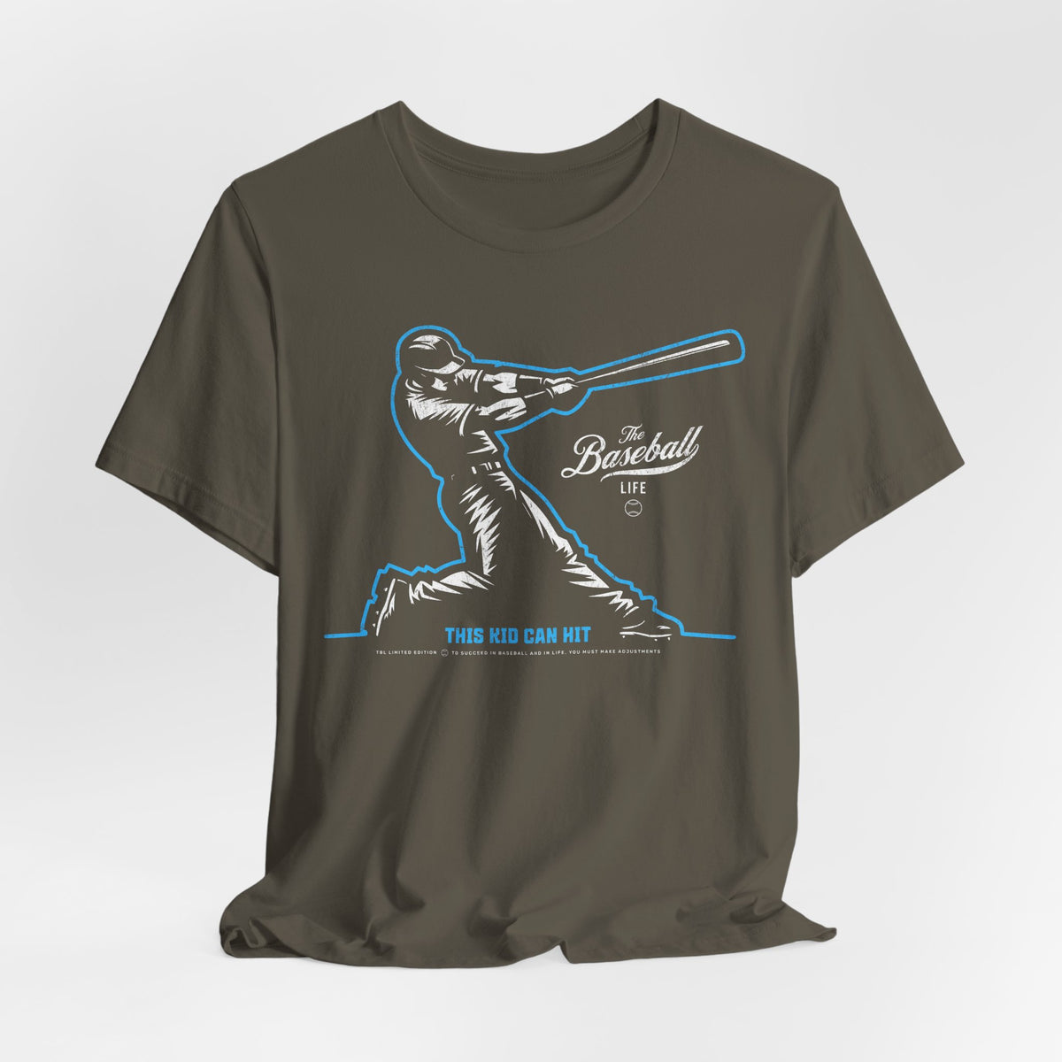 This Kid Can Hit Reversed Baseball T-Shirt