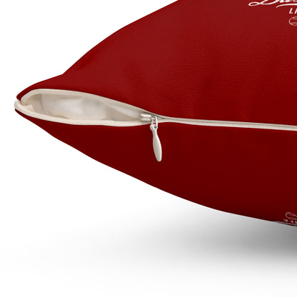 Accent Pillow_Play Ball Graphic Baseball_Maroon