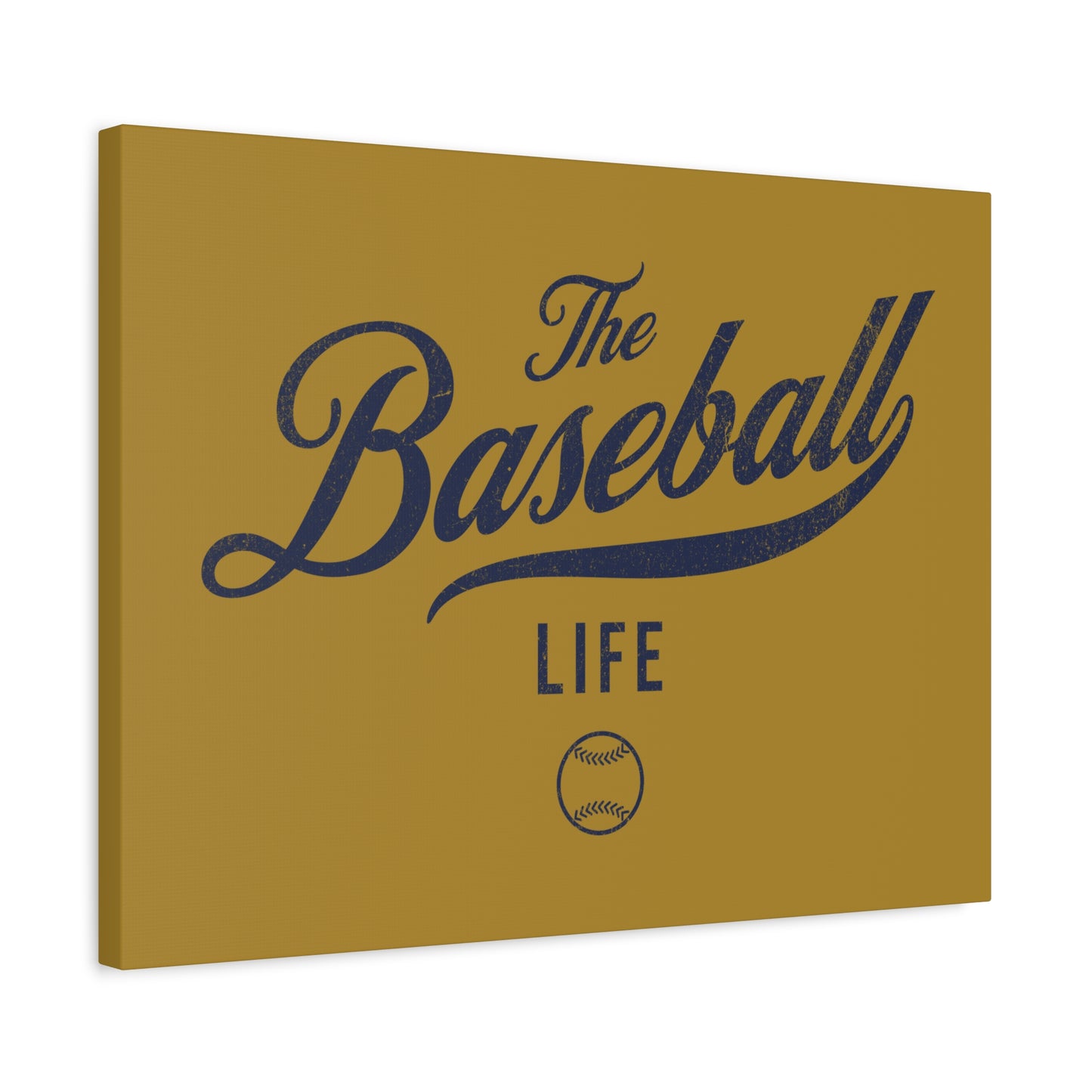 Wall Art Canvas_Old Gold w Navy