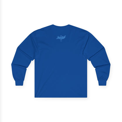 The Baseball Life Long Sleeve T-Shirt_Carolina Blue Print