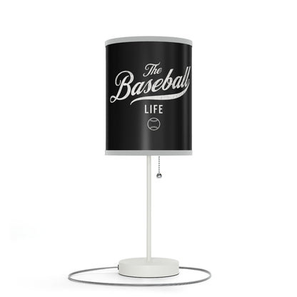 Table Lamp_Black w White Print