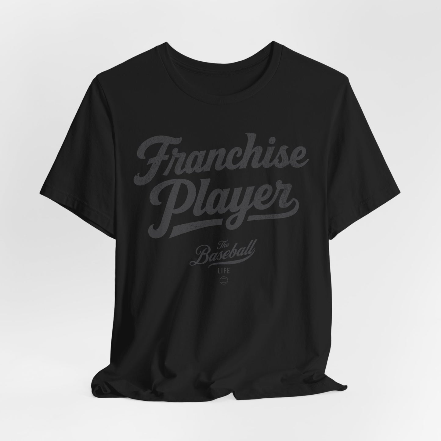 Franchise Player Baseball T-Shirt - Black
