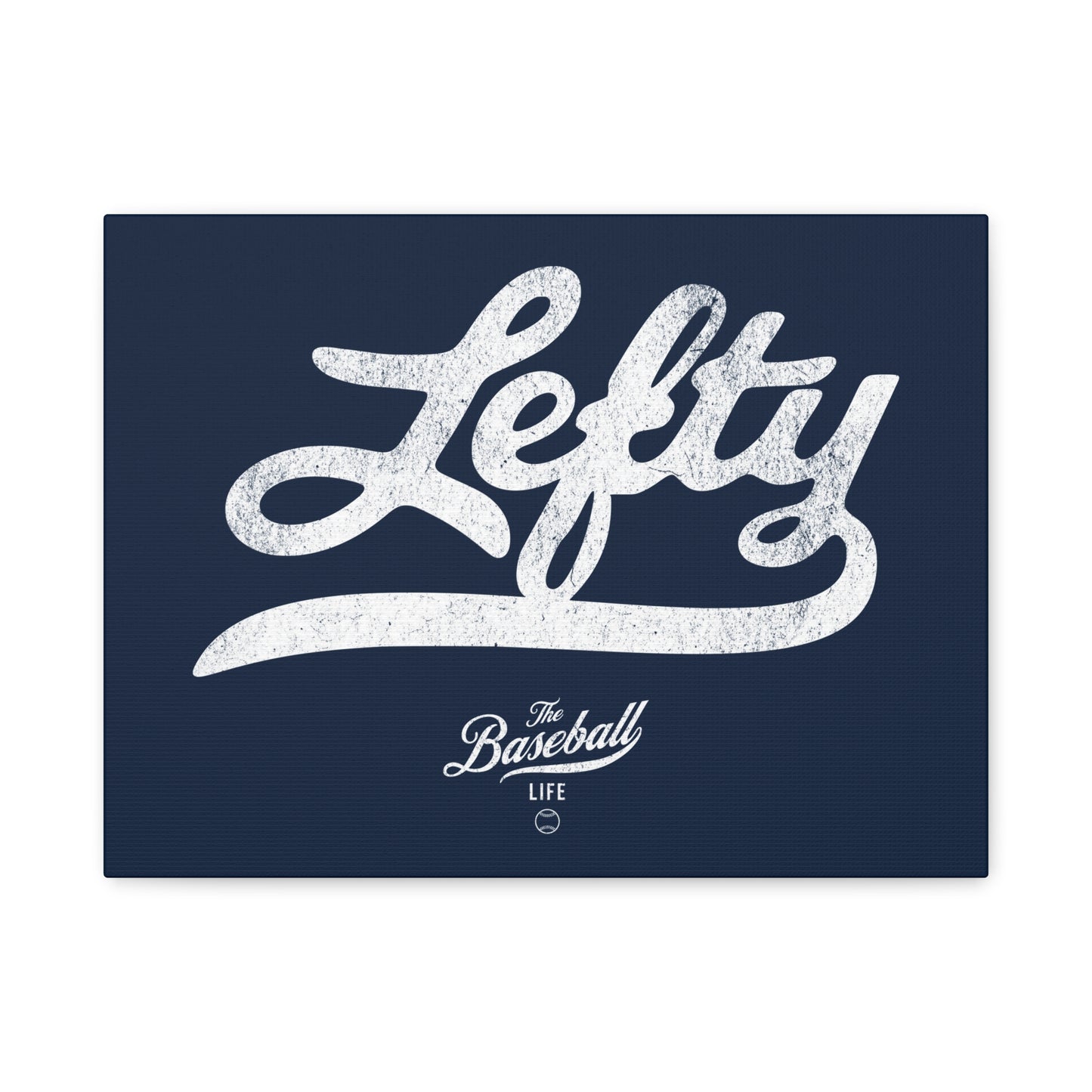Lefty Wall Art Canvas_Navy