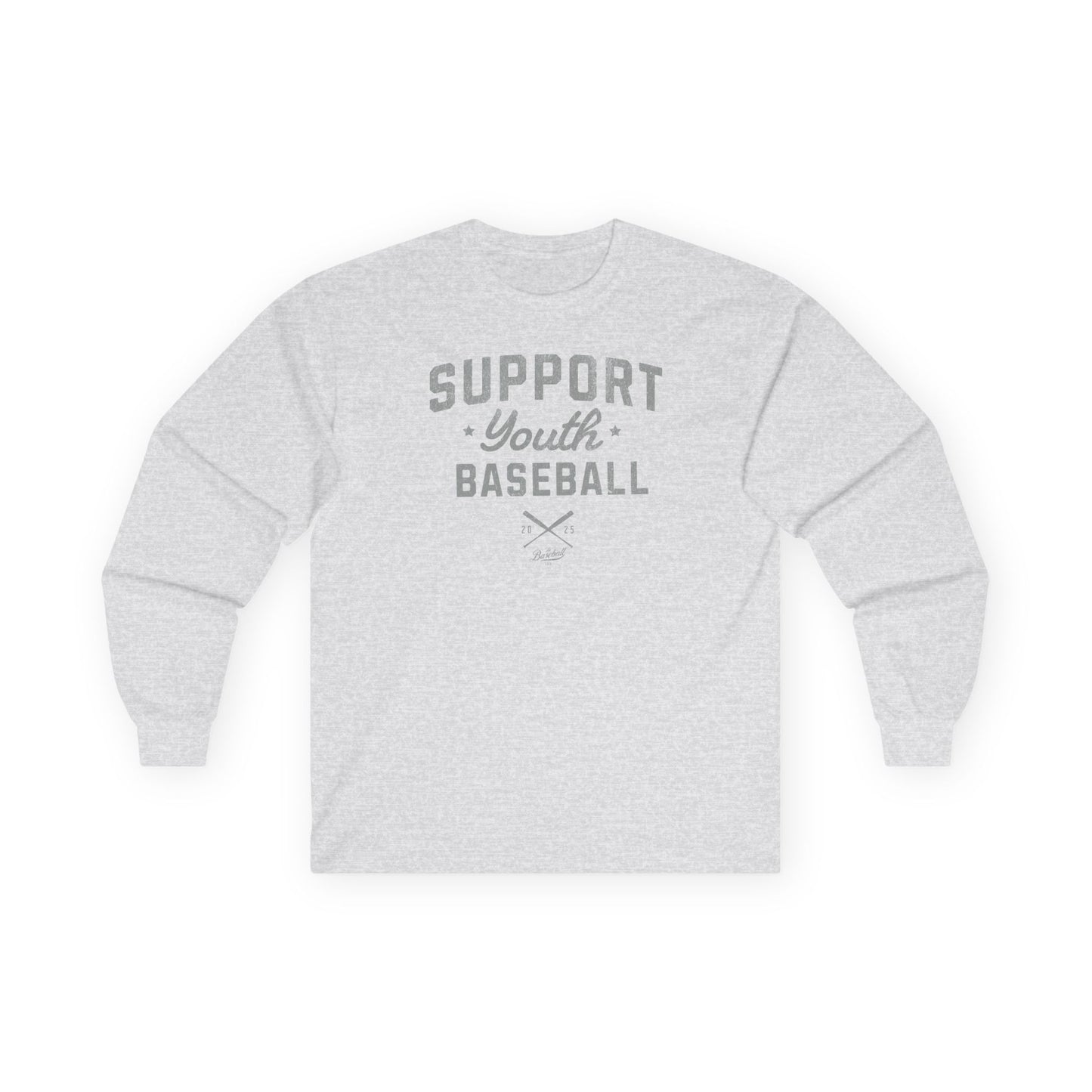 Support Youth Baseball Long-Sleeve T-Shirt