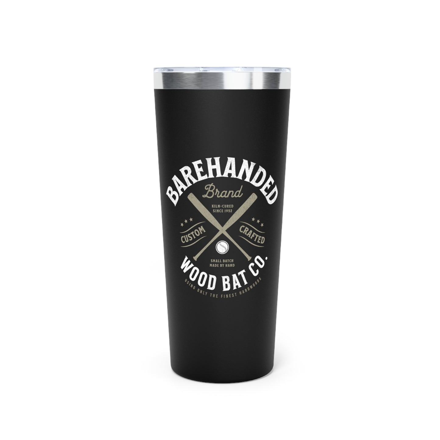 22oz Insulated Travel Tumbler_Barehanded Wood Bat Co.