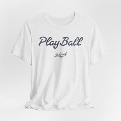 Play Ball_Navy Print T-Shirt