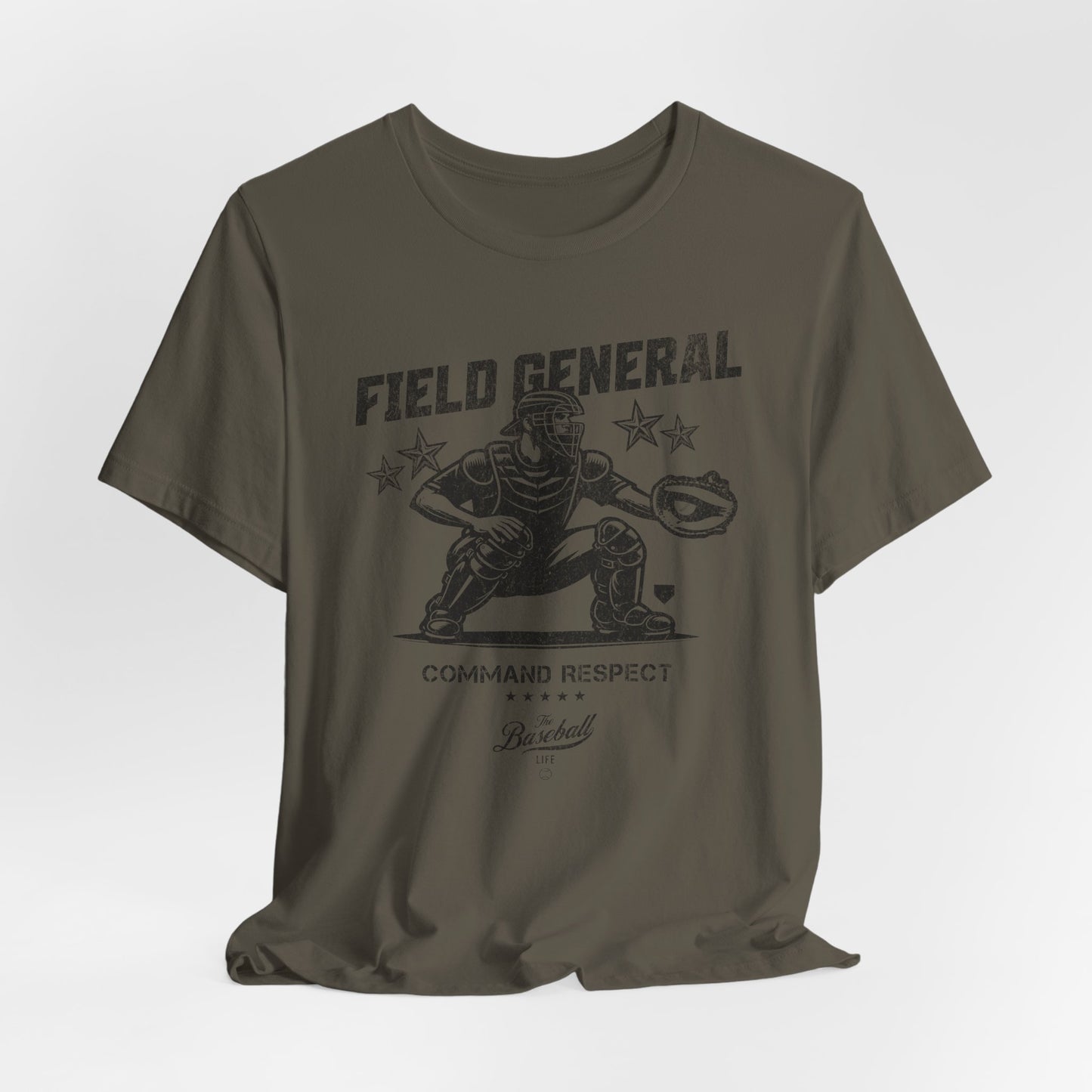 Field General Catcher Baseball T-Shirt