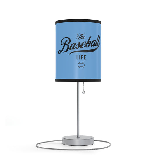 Table Lamp_Carolina Blue w Black Print