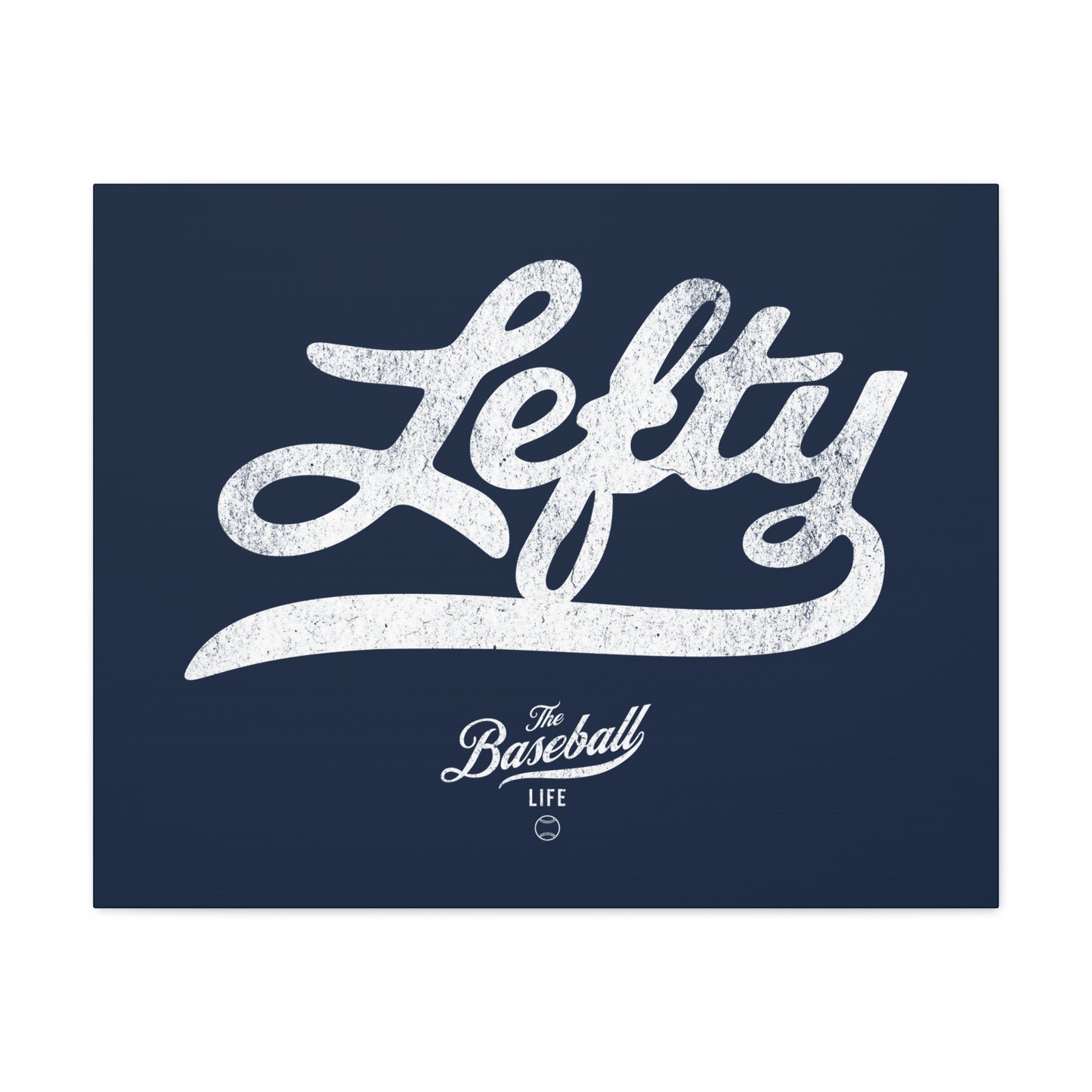 Lefty Wall Art Canvas_Navy