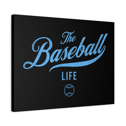 Wall Art Canvas_Black w Carolina Blue
