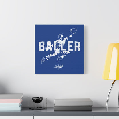 Baller Wall Art Canvas_Royal Blue