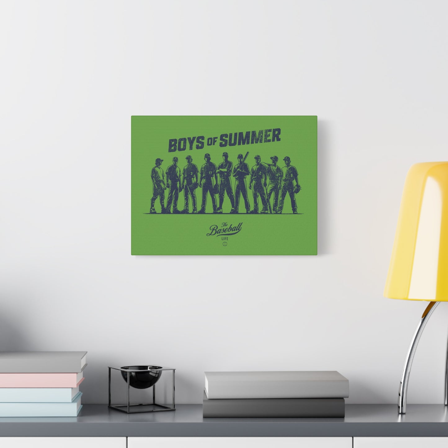 Boys of Summer Wall Art Canvas_Grass Green