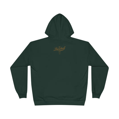 The Baseball Life Hoodie w/Grommets_Old Gold Print