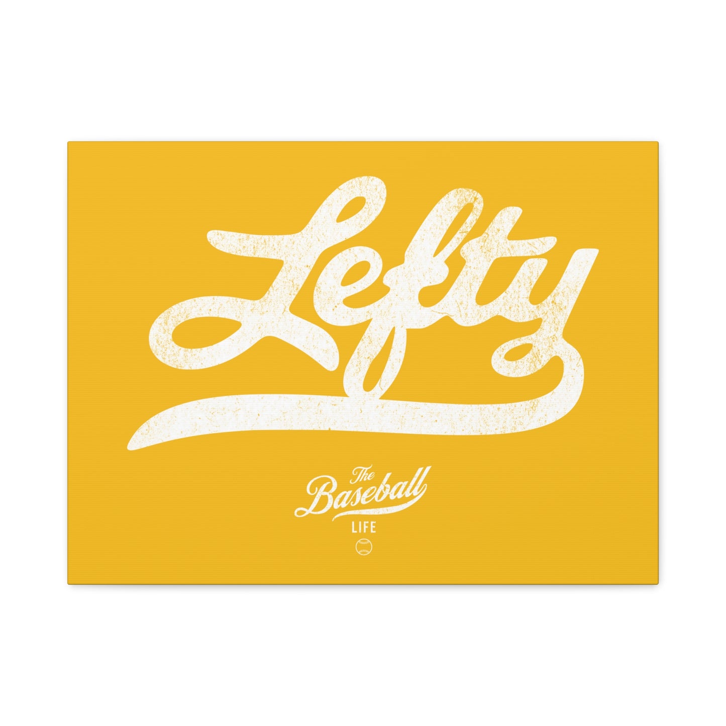 Lefty Wall Art Canvas_Yellow Gold