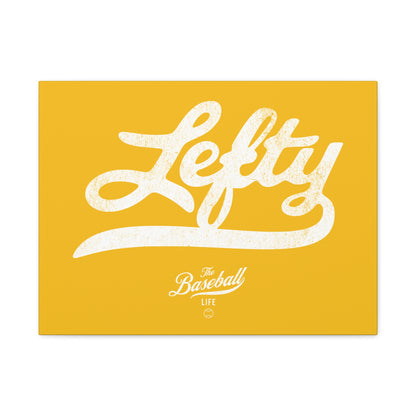 Lefty Wall Art Canvas_Yellow Gold
