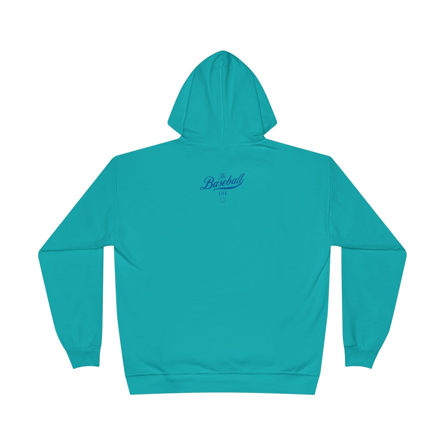 The Baseball Life Hoodie w/Grommets_Royal Blue Print