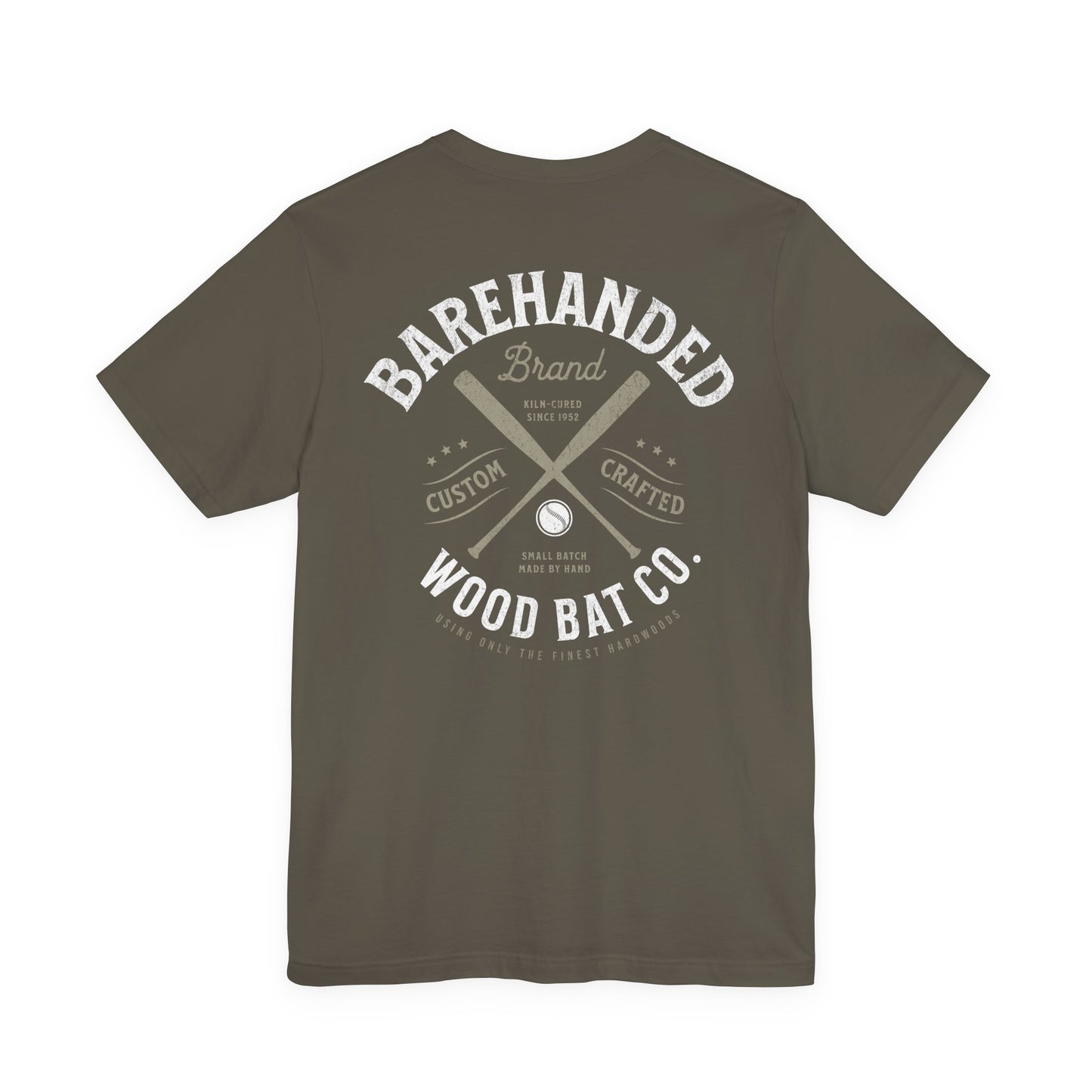 Barehanded Wood Bat Co. Baseball T-Shirt