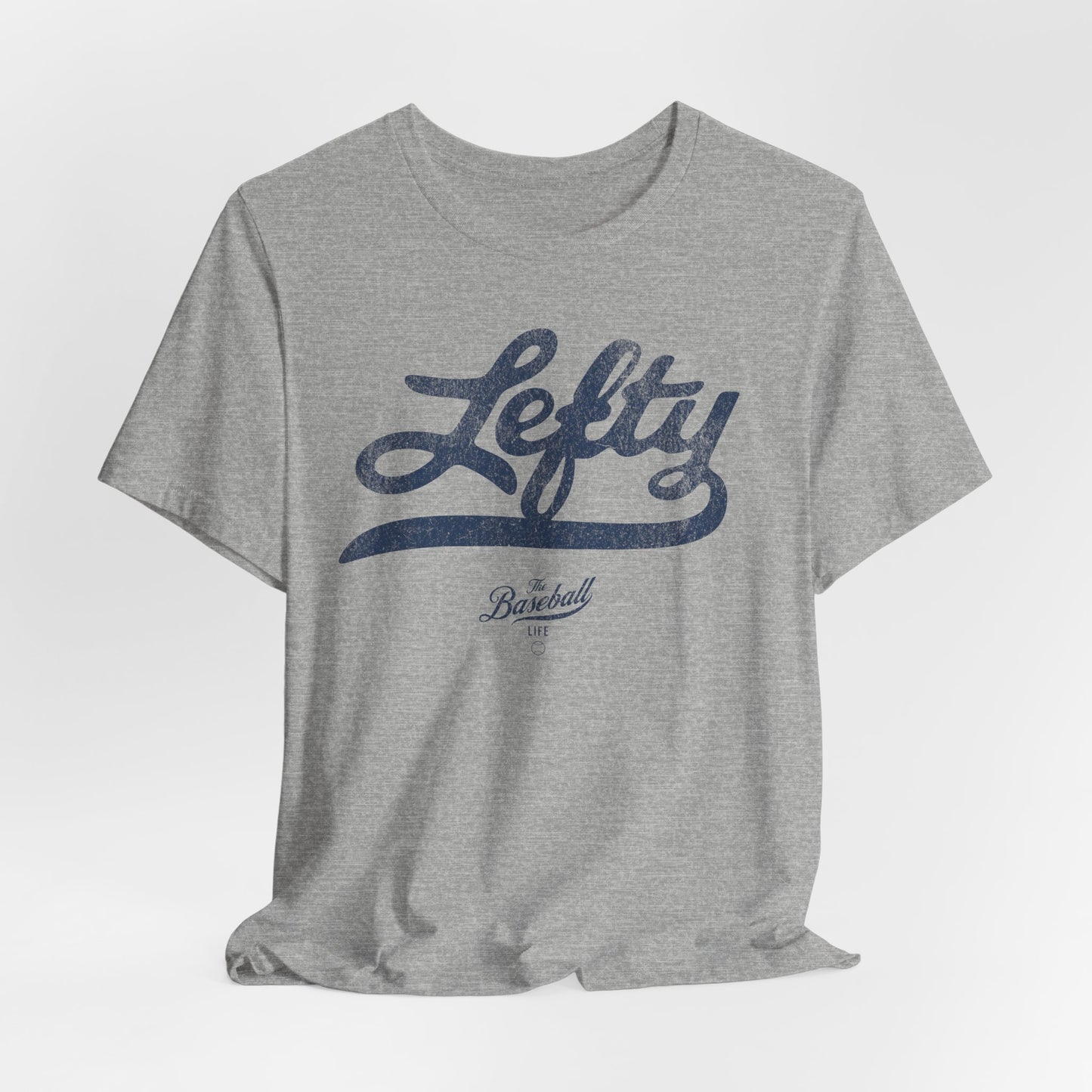 Lefty Baseball T-Shirt - Navy Print