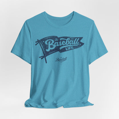 Baseball Pennant T-Shirt - Navy Print