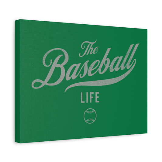 Wall Art Canvas_Green w Silver Gray