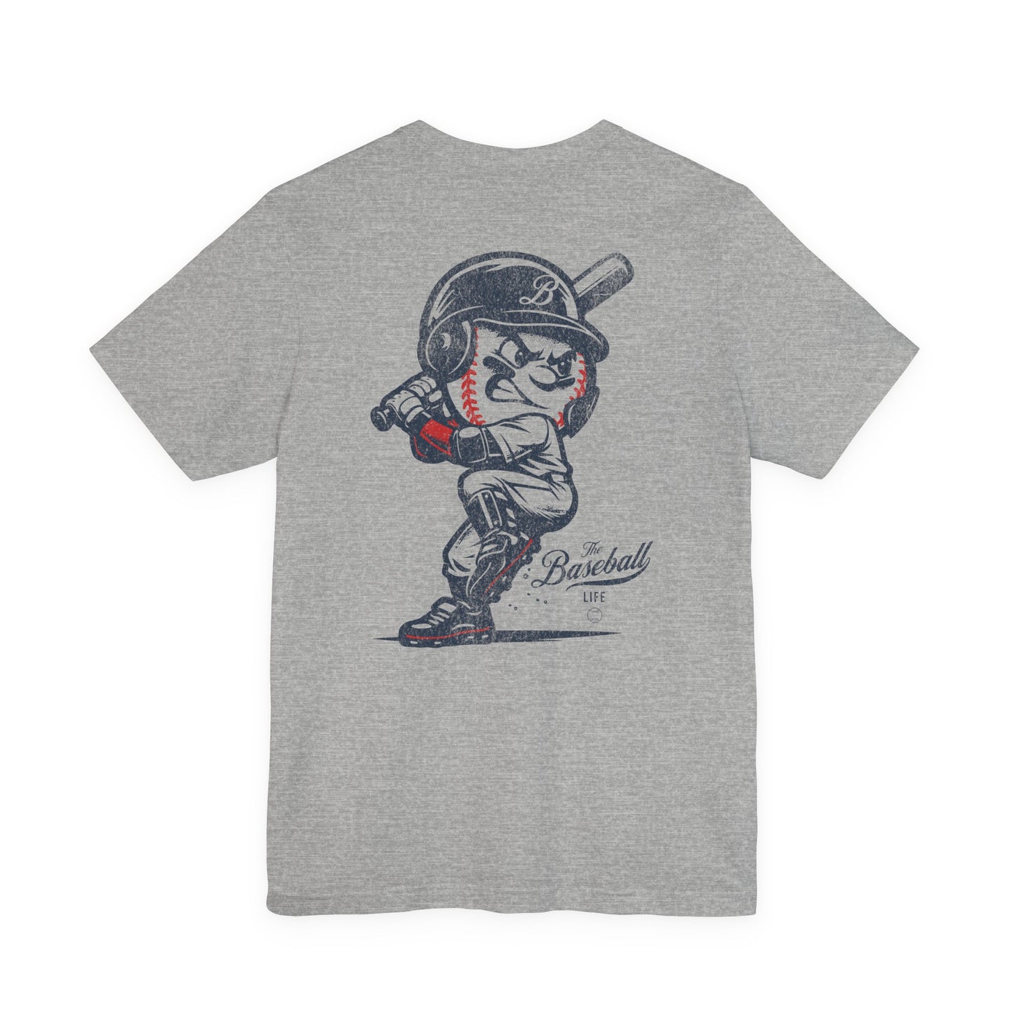 Mr. Baseball Mascot Batting T-Shirt