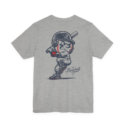 Mr. Baseball Mascot Batting T-Shirt