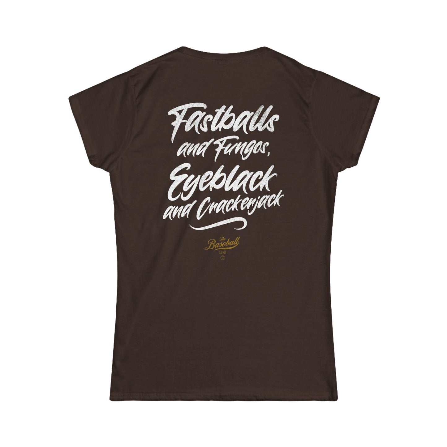 Women's Fastballs and Fungos Baseball T-Shirt