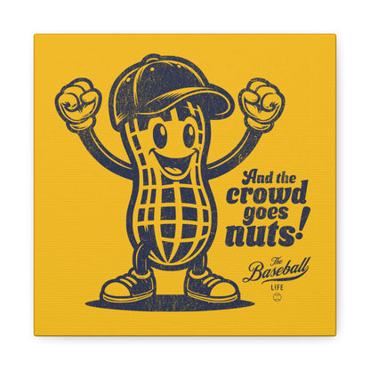 Crowd Goes Nuts Wall Art Canvas_Yellow Gold
