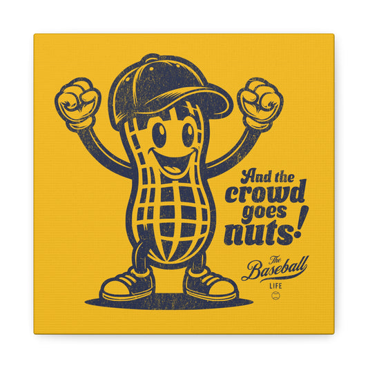 Crowd Goes Nuts Wall Art Canvas_Yellow Gold