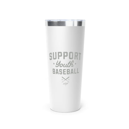 22oz Insulated Travel Tumbler_Support Youth Baseball