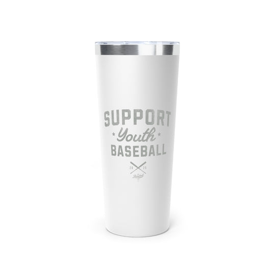 22oz Insulated Travel Tumbler_Support Youth Baseball
