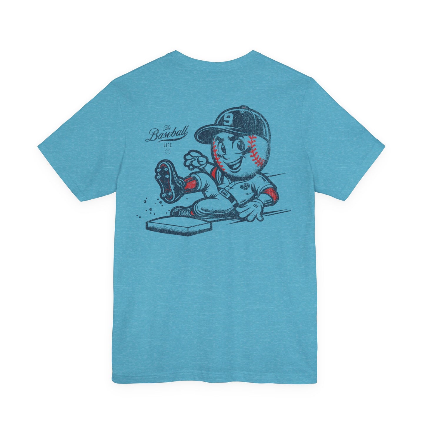 Mr. Baseball Mascot Sliding T-Shirt