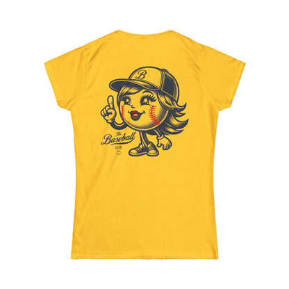 Miss Baseball Mascot Women's T-Shirt