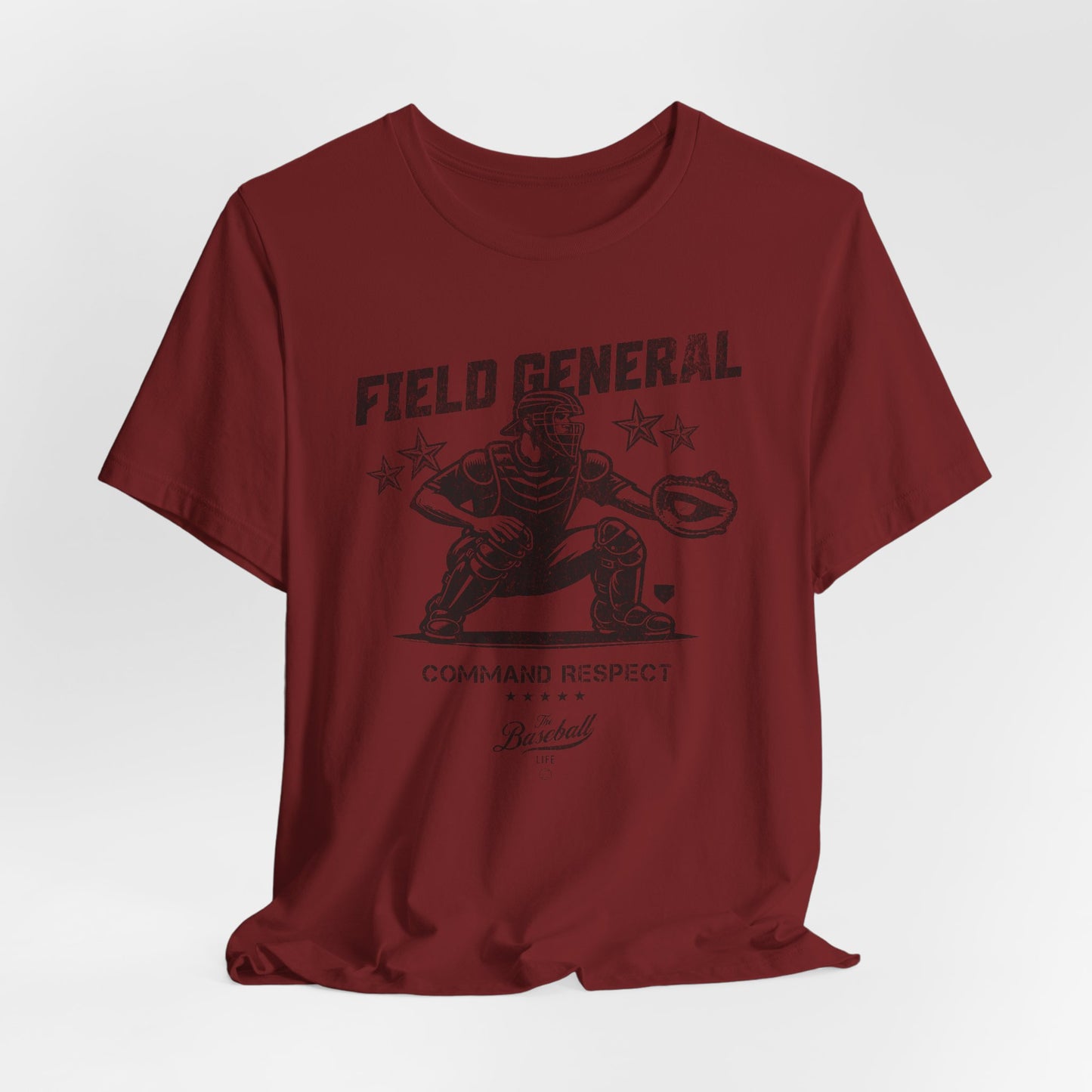 Field General Catcher Baseball T-Shirt