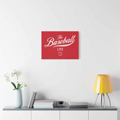 Wall Art Canvas_Red w White