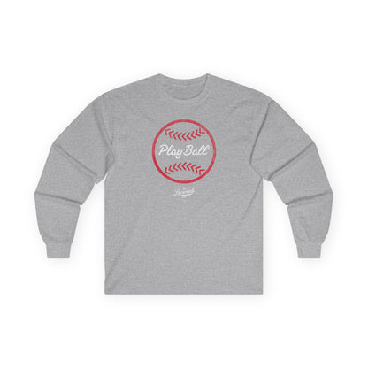 Play Ball Graphic Baseball Long-Sleeve T-Shirt