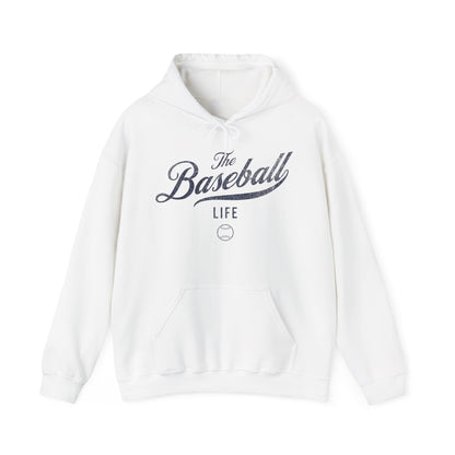The Baseball Life Hoodie_Navy Print