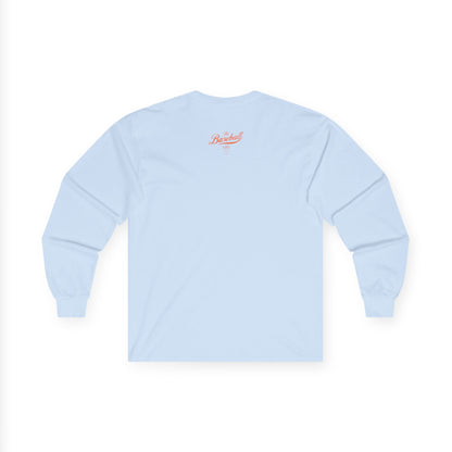 The Baseball Life Long Sleeve T-Shirt_Orange Print