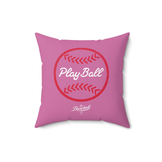 Accent Pillow_Play Ball Graphic Baseball_Bubble Gum