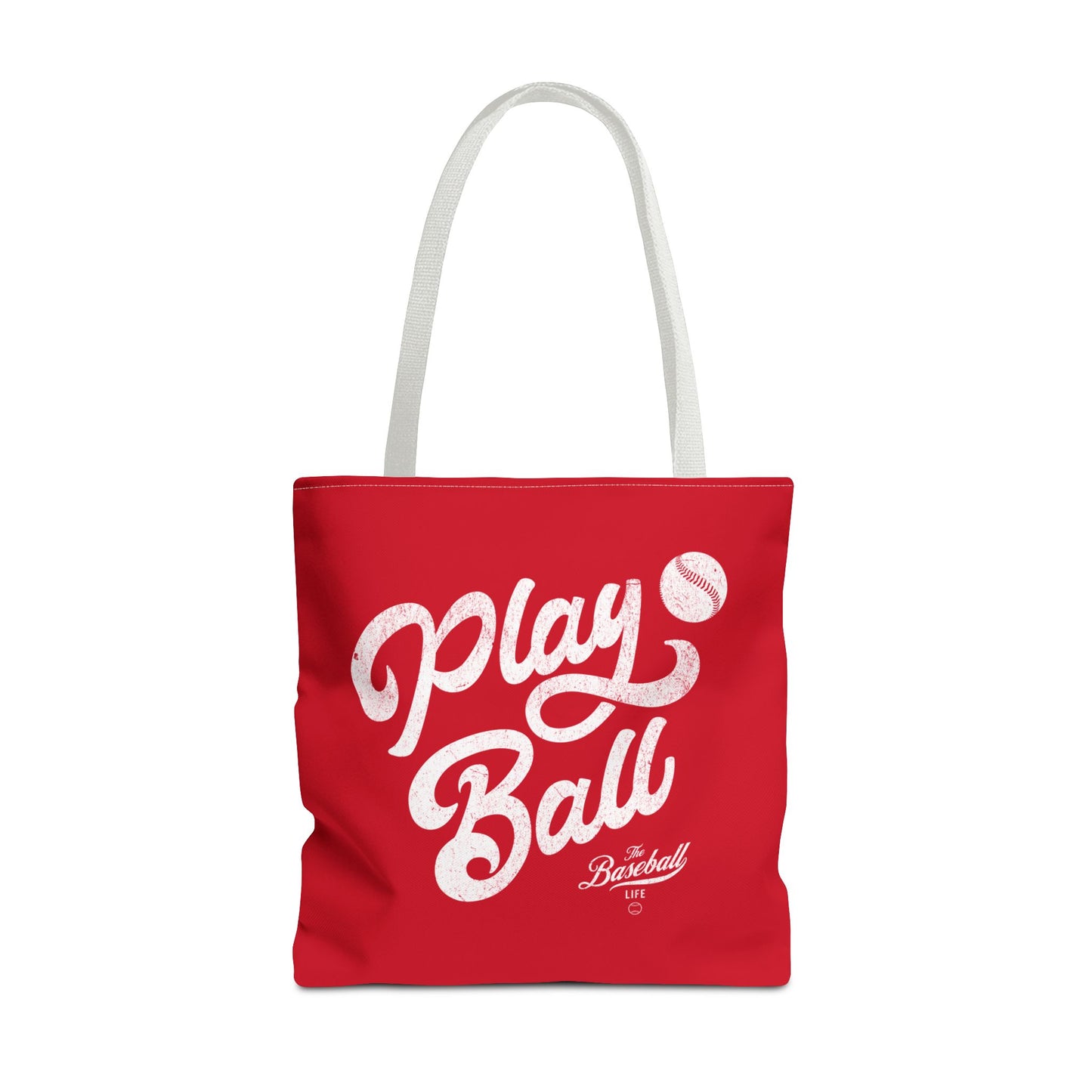 Play Ball Script Tote Bag