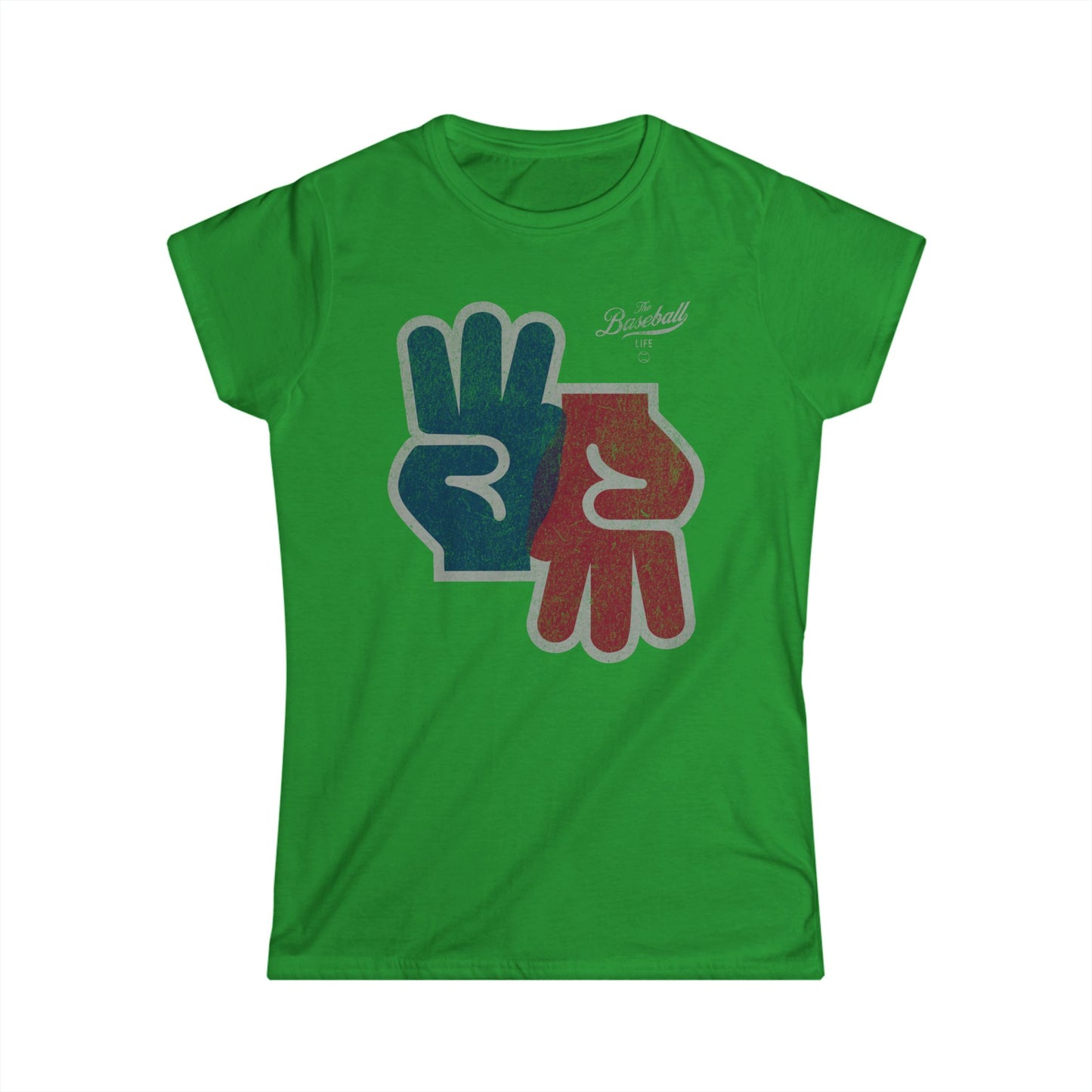 Women's 3-Up 3-Down Baseball T-Shirt
