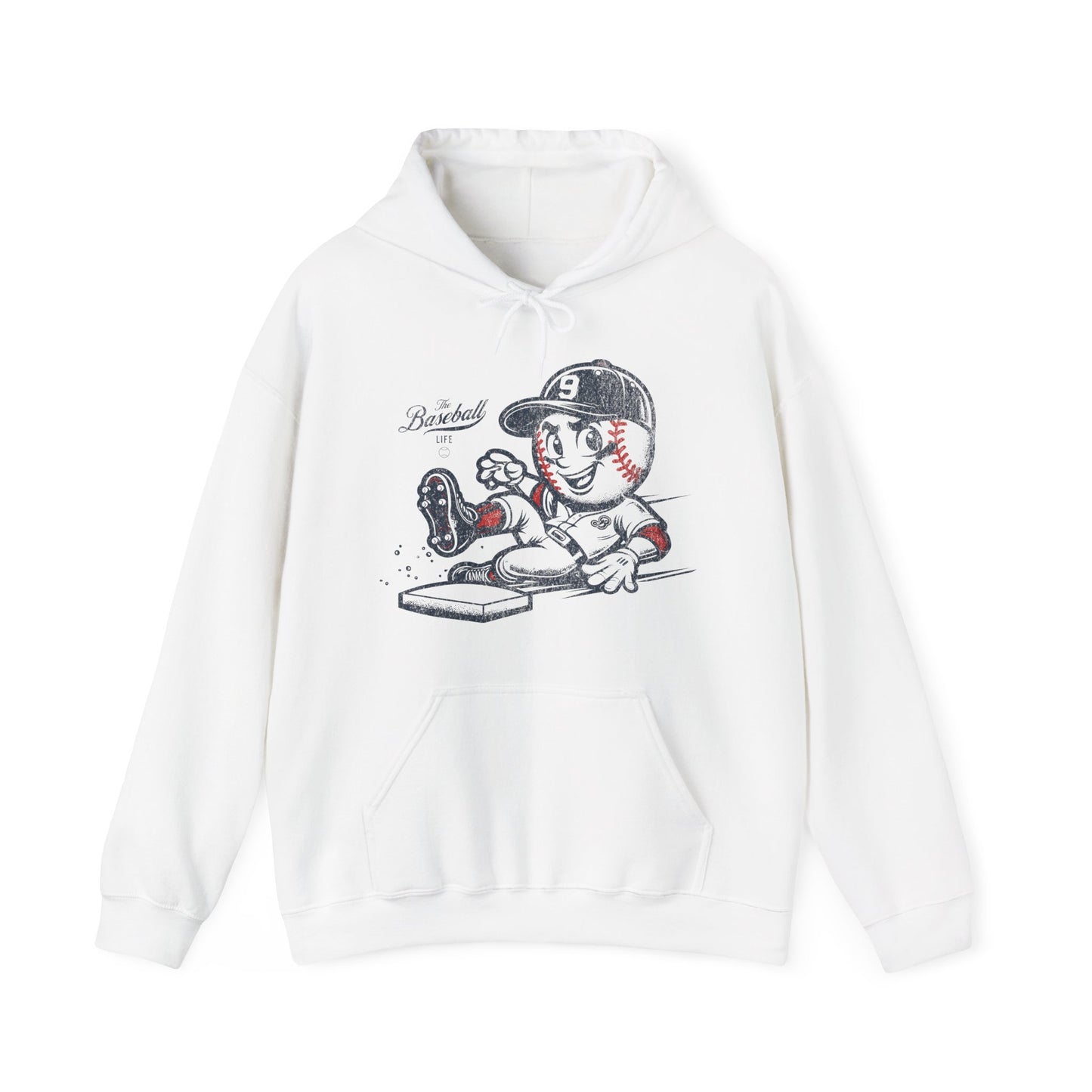 Mr. Baseball Mascot Sliding Hoodie
