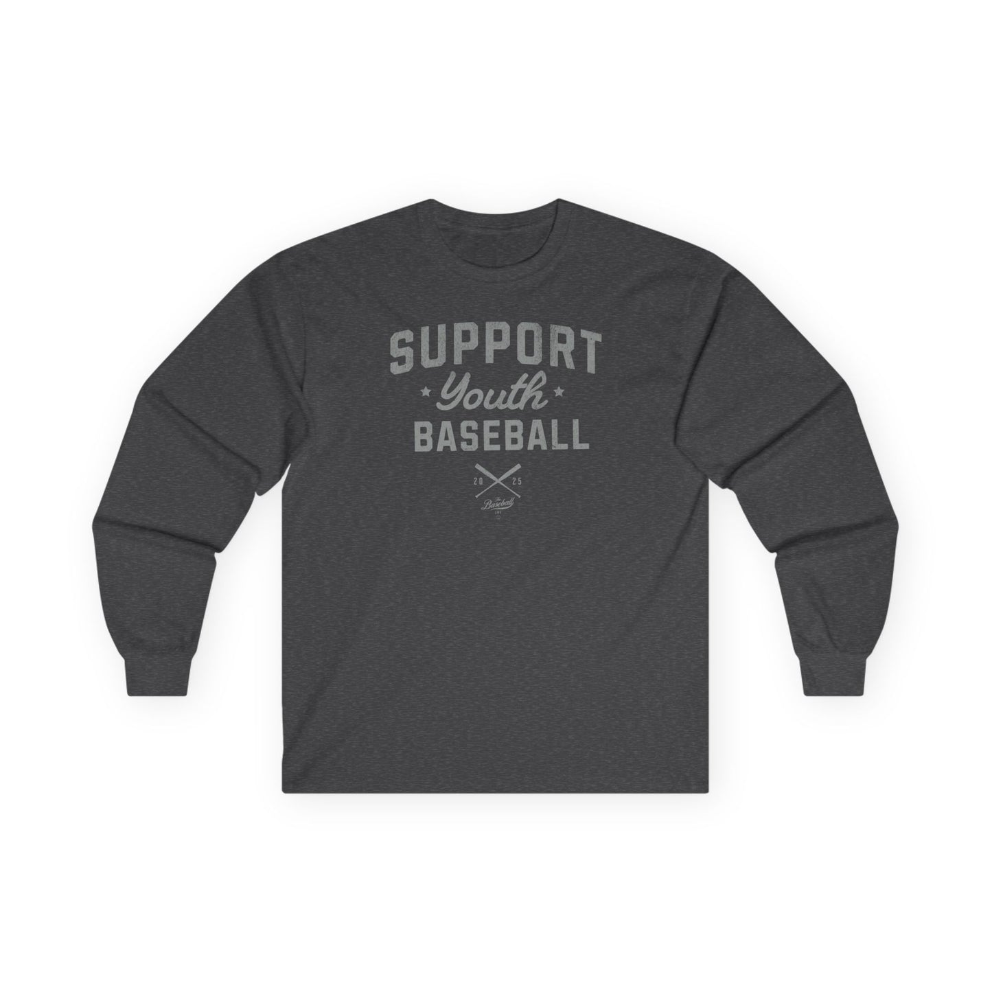Support Youth Baseball Long-Sleeve T-Shirt